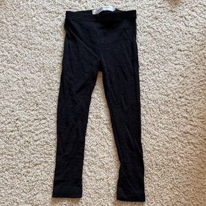 Simply Merino - Kids thermal merino leggings (Black) 3T